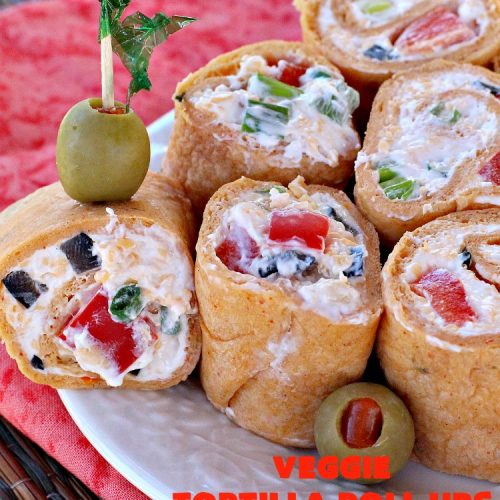 Veggie Tortilla Roll Ups | Can't Stay Out of the Kitchen | these delicious #appetizers are smooth and creamy and so perfect for #tailgating, #NewYearsEve or #SuperBowl parties. Everyone loves them!