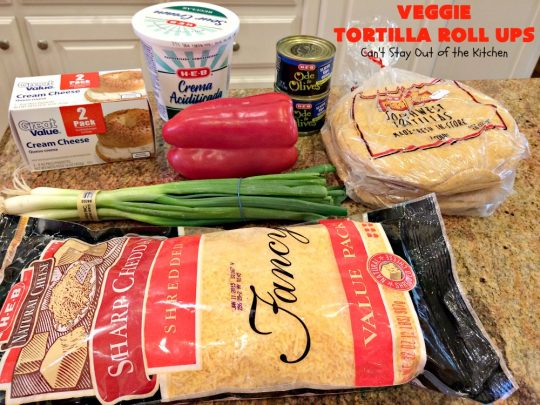 Veggie Tortilla Roll Ups | Can't Stay Out of the Kitchen | these delicious #appetizers are smooth and creamy and so perfect for #tailgating, #NewYearsEve or #SuperBowl parties. Everyone loves them!