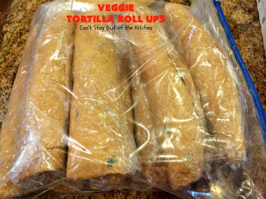 Veggie Tortilla Roll Ups | Can't Stay Out of the Kitchen | these delicious #appetizers are smooth and creamy and so perfect for #tailgating, #NewYearsEve or #SuperBowl parties. Everyone loves them!