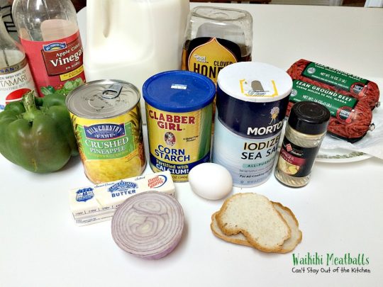 Waikiki Meatballs | Can't Stay Out of the Kitchen | delicious #Polynesian flavors and so quick and easy to make. I made it with homemade #glutenfree bread crumbs and it was wonderful. #beef #pineapple