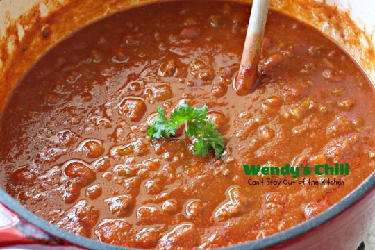 Wendy's Chili | Can't Stay Out of the Kitchen | fabulous #copycat recipe for #Wendy'schili. #chili #glutenfree