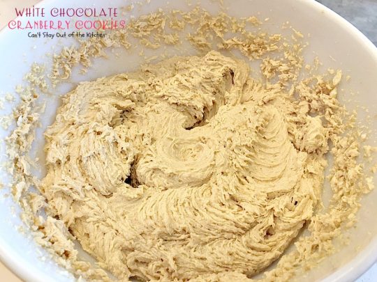 White Chocolate Cranberry Cookies | Can't Stay Out of the Kitchen | this fabulous #dessert is one of our favorite #holiday #cookies. #whitechocolatechips and #craisins make this #oatmealcookie spectacular. #chocolate
