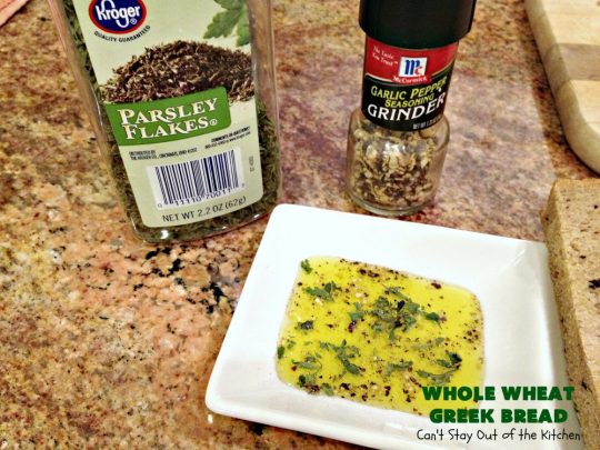 Whole Wheat Greek Bread | Can't Stay Out of the Kitchen | this delicious #Greek-style #bread is made with #olives, #FetaCheese & rosemary. It's wonderful for any kind of dinner menu especially if served with dipping oils. This fantastic tasting bread is a winner! It uses #WholeWheatFlour. #HomeBakedBread #WholeWheatBread #WholeWheatGreekBread #HomeBakedBread