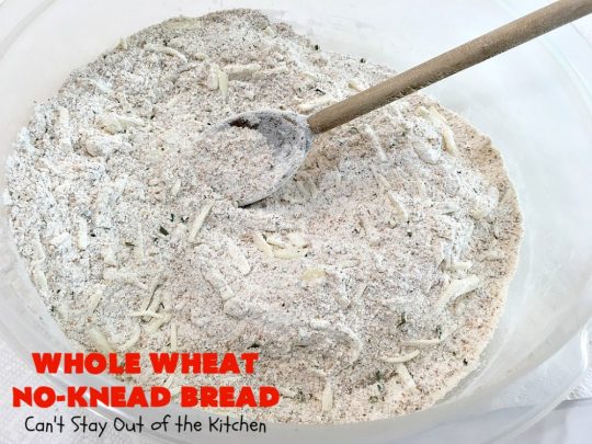 Whole Wheat No-Knead Bread | Can't Stay Out of the Kitchen | fantastic #NoKneadBread using #WheatFlour, #ProvoloneCheese & #SevenGrainCereal. Incredibly easy #HomemadeBread #recipe. #bread #ArtisanBread