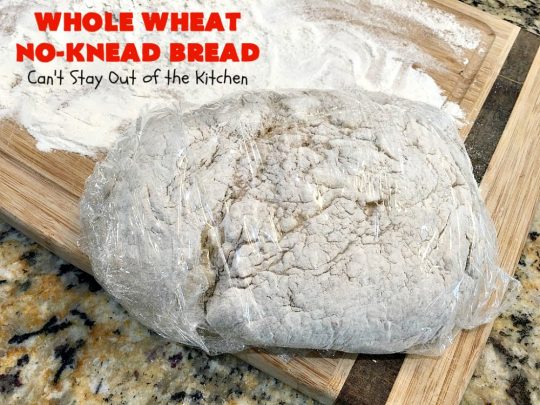 Whole Wheat No-Knead Bread | Can't Stay Out of the Kitchen | fantastic #NoKneadBread using #WheatFlour, #ProvoloneCheese & #SevenGrainCereal. Incredibly easy #HomemadeBread #recipe. #bread #ArtisanBread