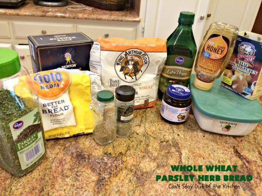 Whole Wheat Parsley Herb Bread | Can't Stay Out of the Kitchen | this is a fantastic home-baked #bread that's especially great for dipping in herbed oils. Every bite is mouthwatering. Or you can add butter and jelly and serve for #breakfast. This healthy #HomemadeBread is so easy since it's made in the #breadmaker! #WholeWheatFlour #WholeWheatParsleyHerbBread