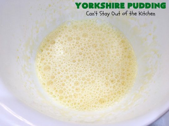 Yorkshire Pudding | Can't Stay Out of the Kitchen | this delightful "pudding" is terrific to serve with a #PotRoast dinner. Puffs up huge while baking. #bread #YorkshirePudding