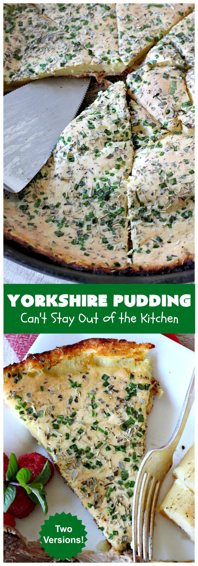 Yorkshire Pudding | Can't Stay Out of the Kitchen | this delightful "pudding" is terrific to serve with a #PotRoast dinner. Puffs up huge while baking. #bread #YorkshirePudding