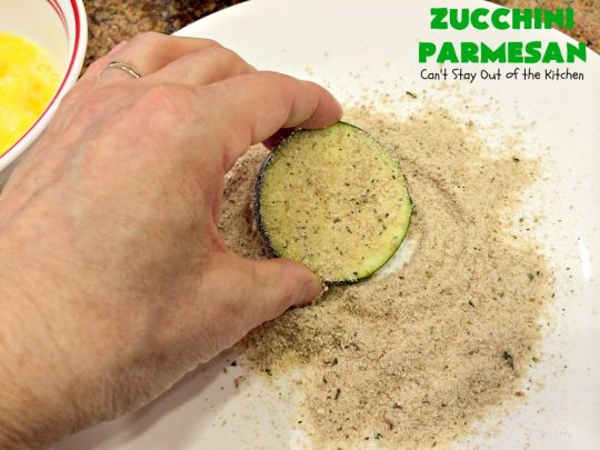 Zucchini Parmesan | Can't Stay Out of the Kitchen | this fantastic #zucchini #casserole is filled with breaded zucchini, #parmesan #cheese & #spaghettisauce. It's terrific for #MeatlessMondays or as a side dish for company & #holidays like #Thanksgiving or #Christmas.
